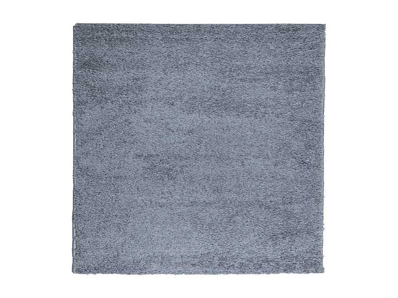 Tapis shaggy à poils longs moderne bleu 200x200