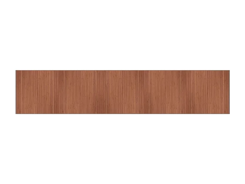 Tapis rectangulaire marron 100x1000 bambou