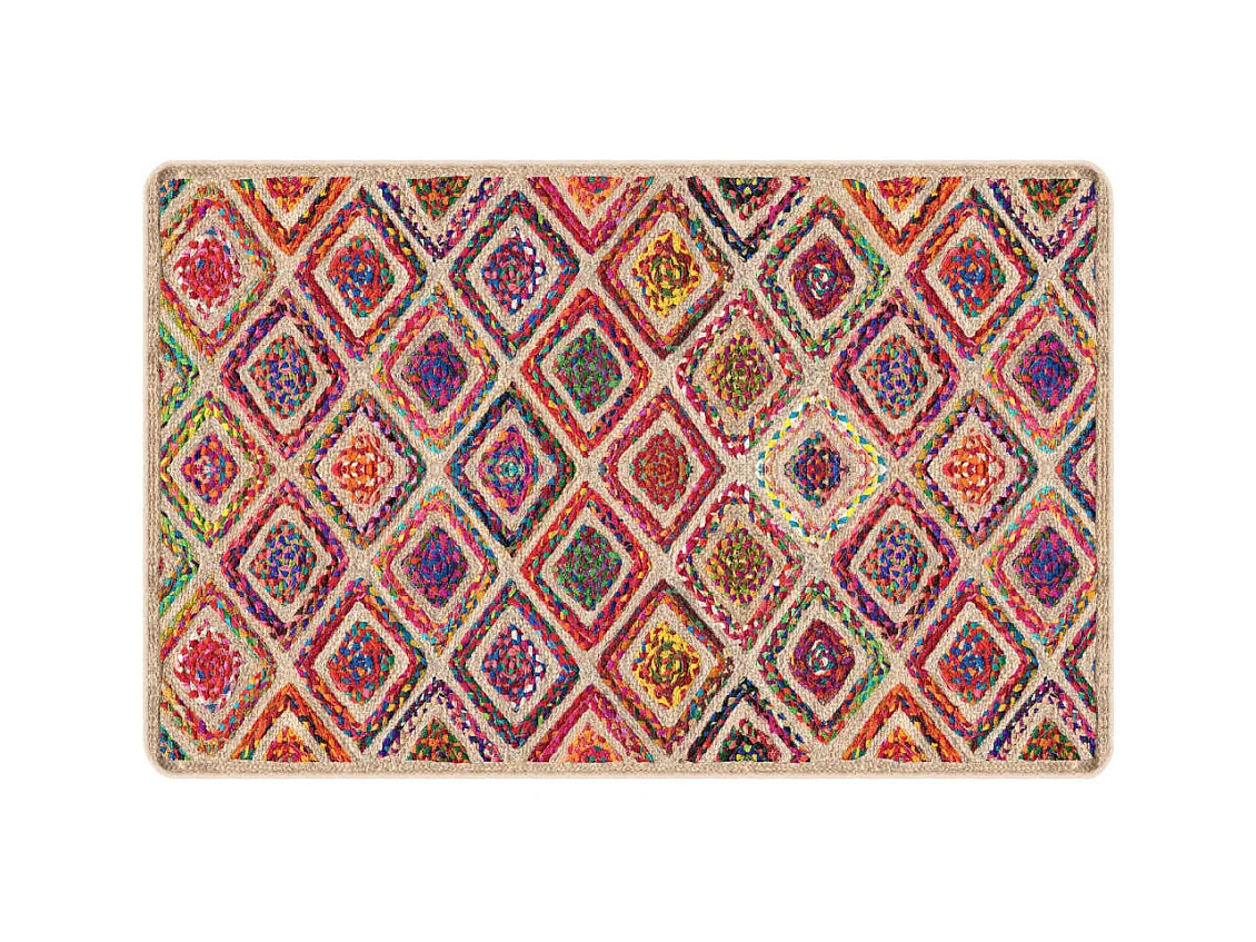 Tapis lavable multicolore 190x300 antidérapant