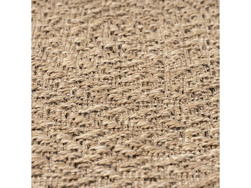 Tapis 120cm aspect jute intérieur et extérieur