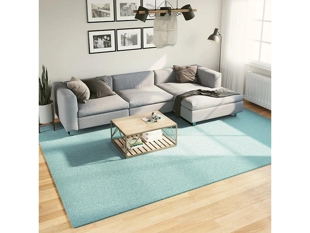 Vloerkleed OVIEDO laagpolig 240x340 cm groen