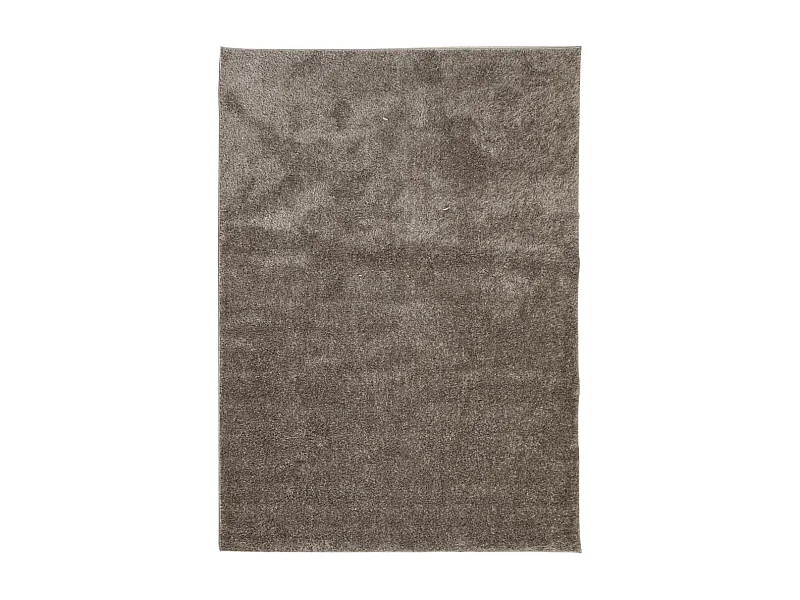 Tapis ISTAN à poils longs aspect brillant gris 200x280