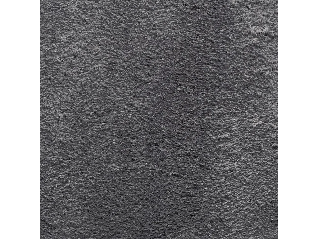 Tapis HUARTE à poils courts doux lavable anthracite 120x170