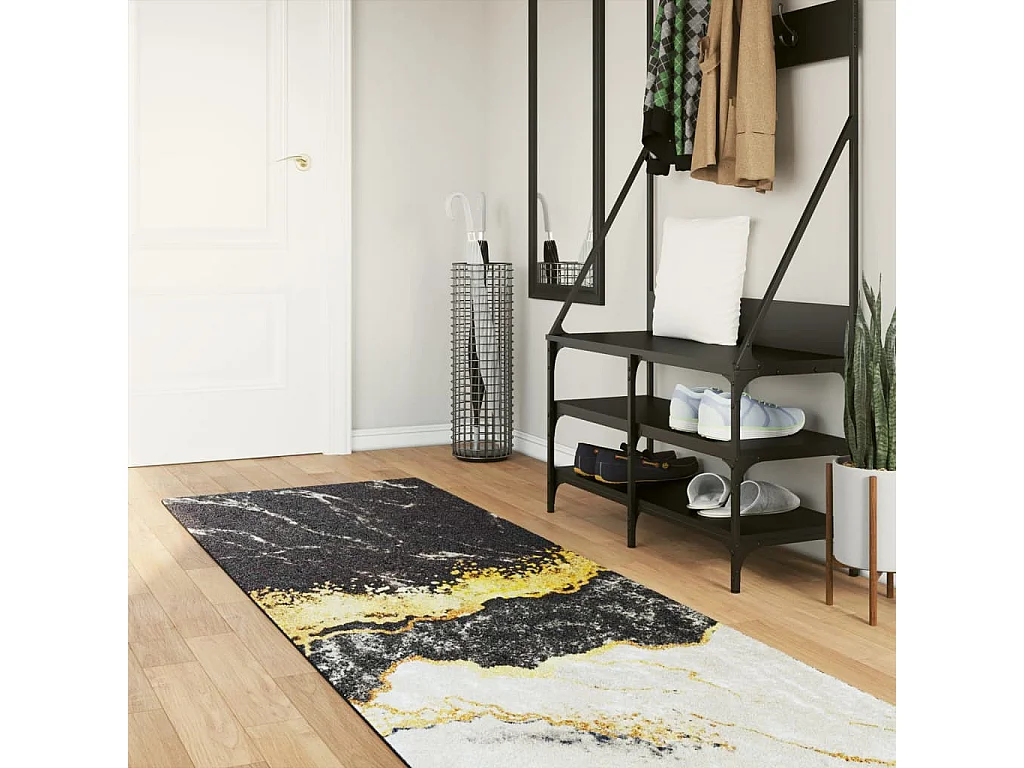 Tapis lavable multicolore 80x300 antidérapant