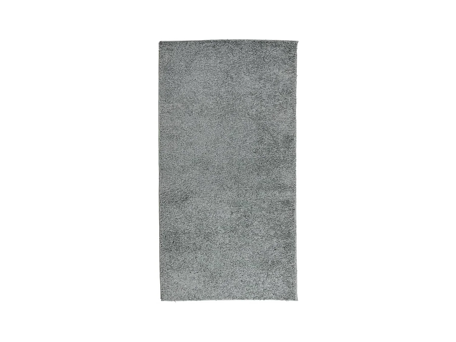 Tapis shaggy à poils longs moderne vert 80x150