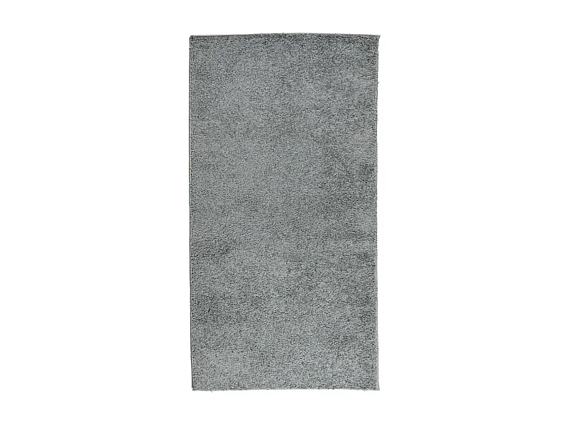 Tapis shaggy à poils longs moderne vert 80x150