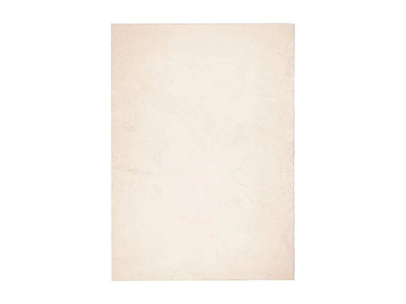 Tapis HUARTE à poils courts doux et lavable beige 160x230