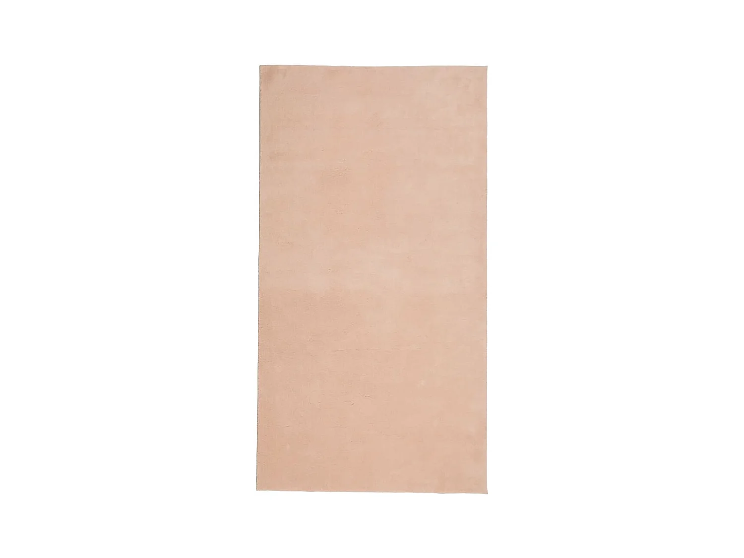 Tapis HUARTE à poils courts doux lavable rouge clair 80x150