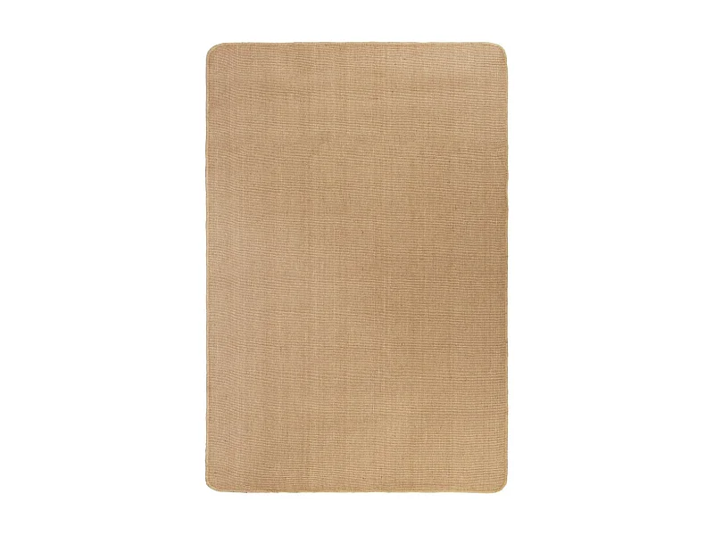 Tapis en jute avec support en latex 70x130 Naturel