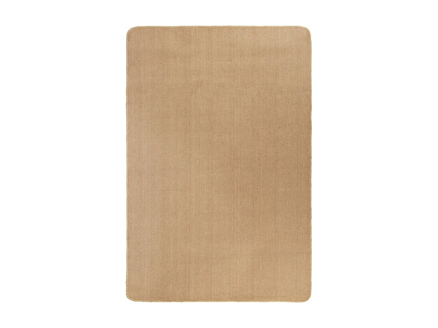 Tapis en jute avec support en latex 70x130 Naturel