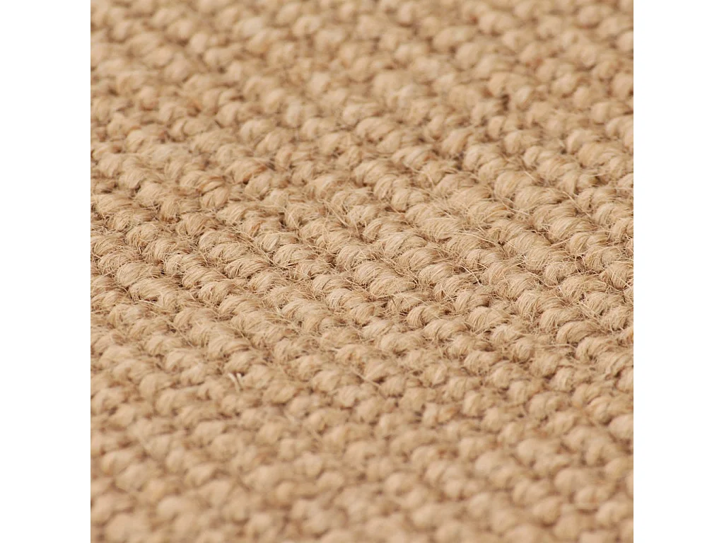 Tapis en jute avec support en latex 70x130 Naturel