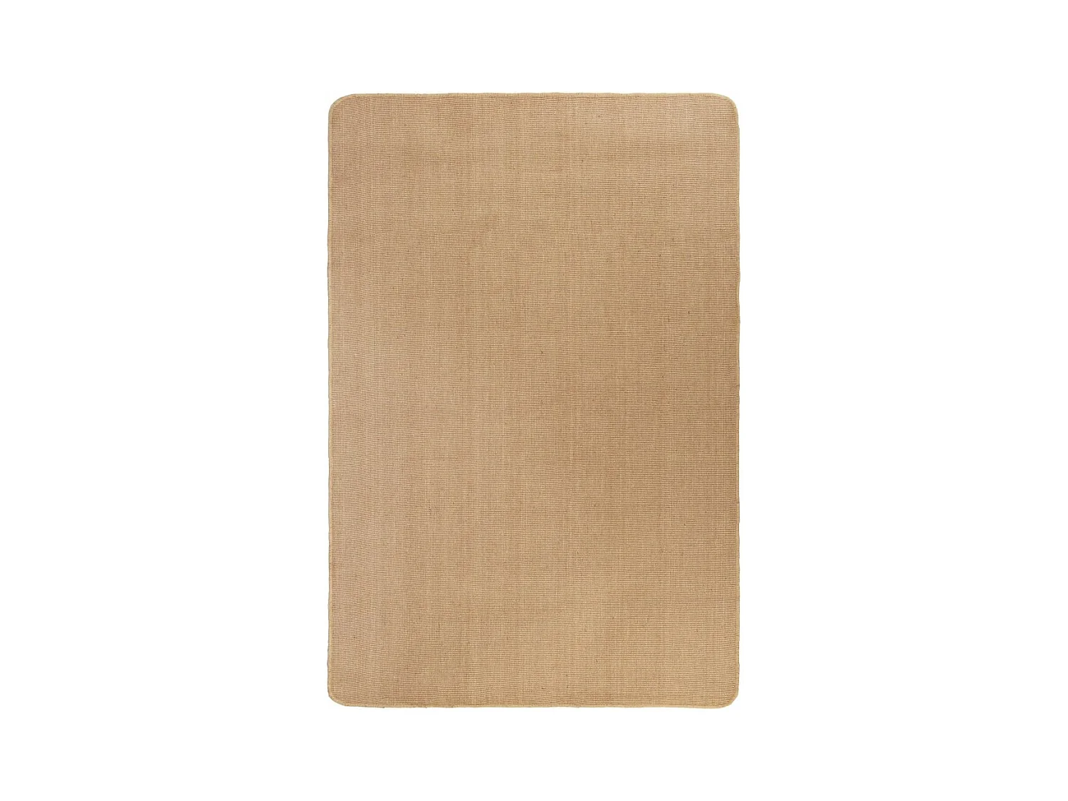 Tapis en jute avec support en latex 70x130 Naturel