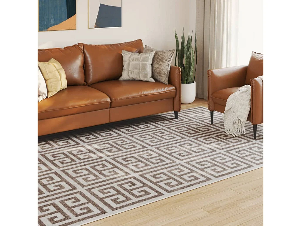 Tapis intérieur extérieur à poils courts 190x300 antidérapant