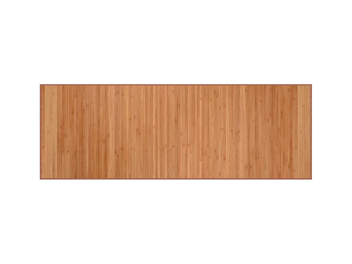 Tapis rectangulaire naturel 70x200 bambou