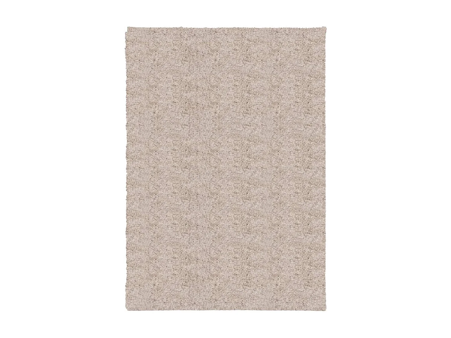 Tapis shaggy à poils longs moderne beige 160x230