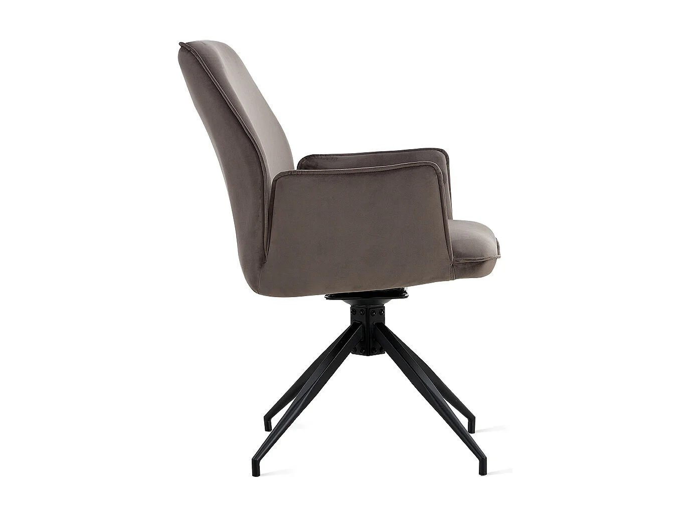 2x Collectables Jill Eetkamerstoel - Velvet Antraciet (Set van 2)