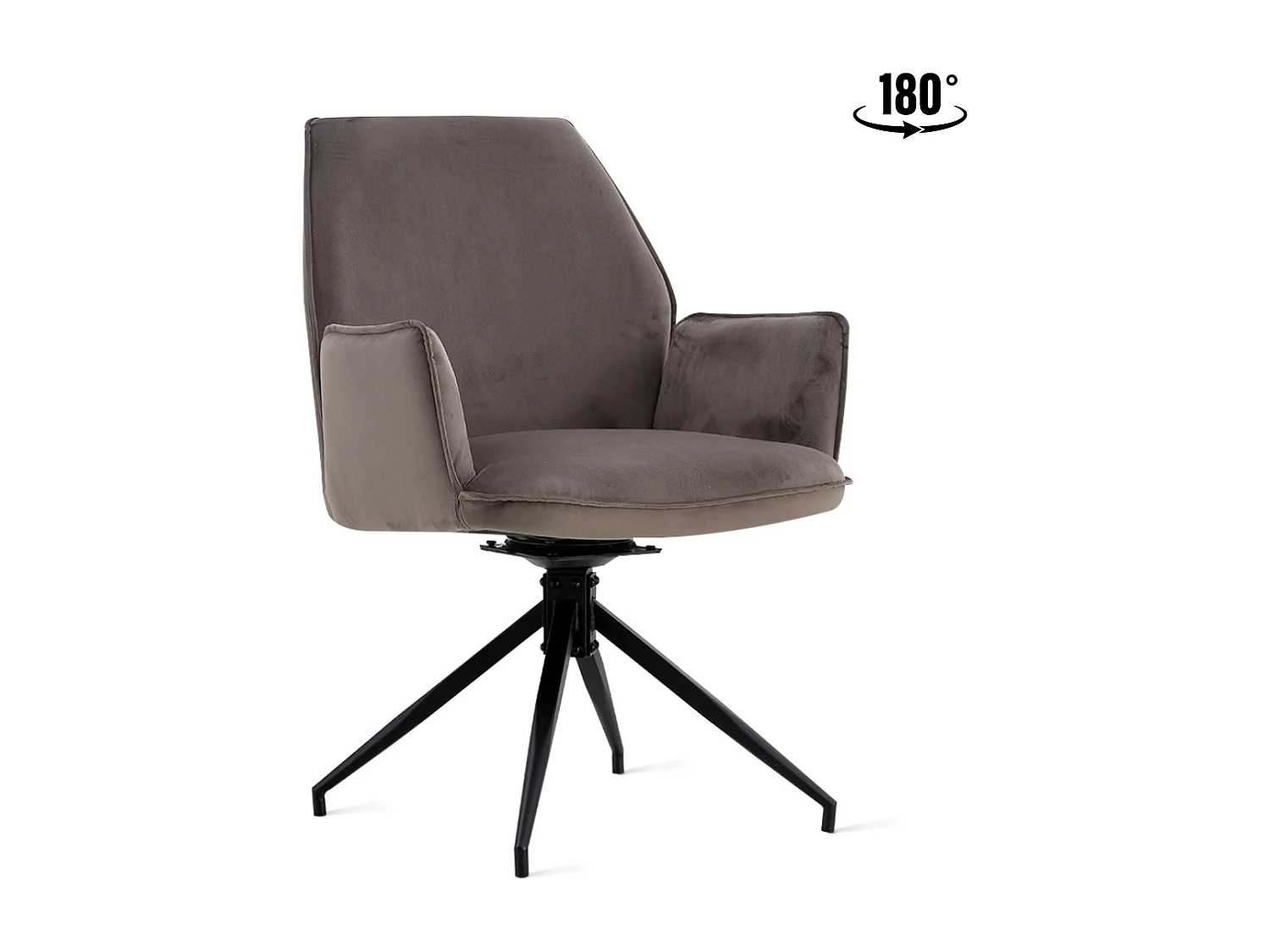 2x Collectables Jill Eetkamerstoel - Velvet Antraciet (Set van 2)