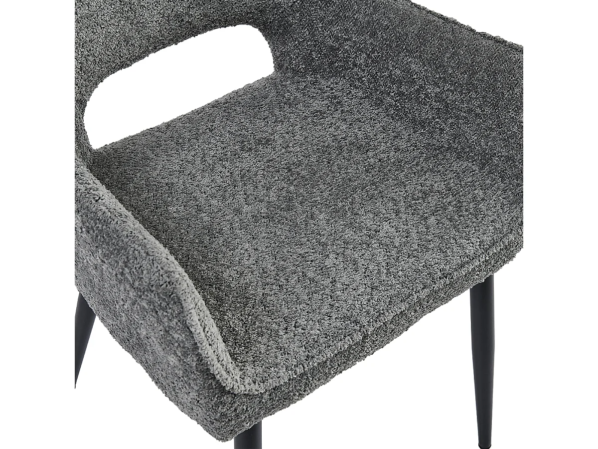 2x Eetkamerstoel Ray - Antraciet (Set van 2)