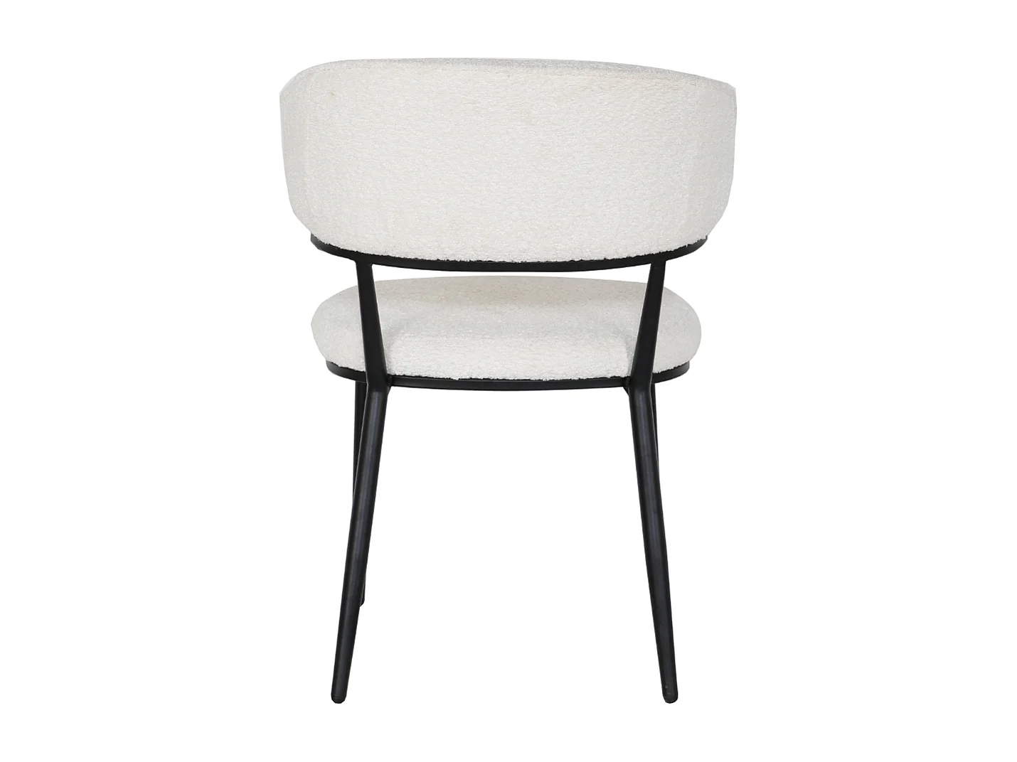 2x Eetkamerstoel Sander - Teddy Crème (Set van 2)