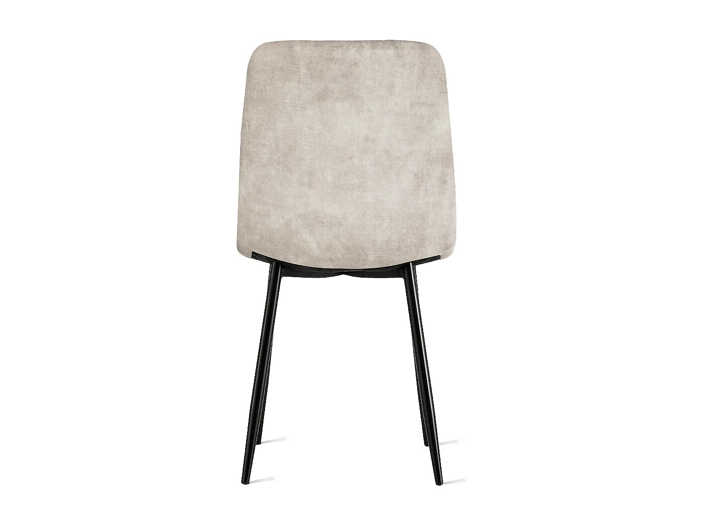 2x Eetkamerstoel Yerevan - Fluweel - Taupe