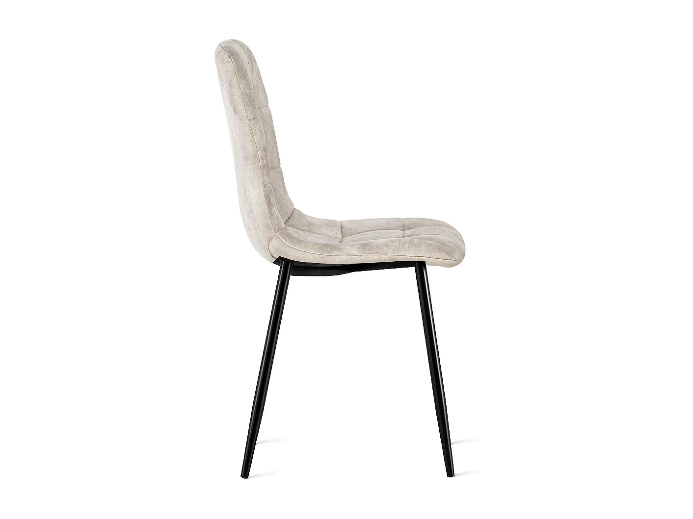 2x Eetkamerstoel Yerevan - Fluweel - Taupe