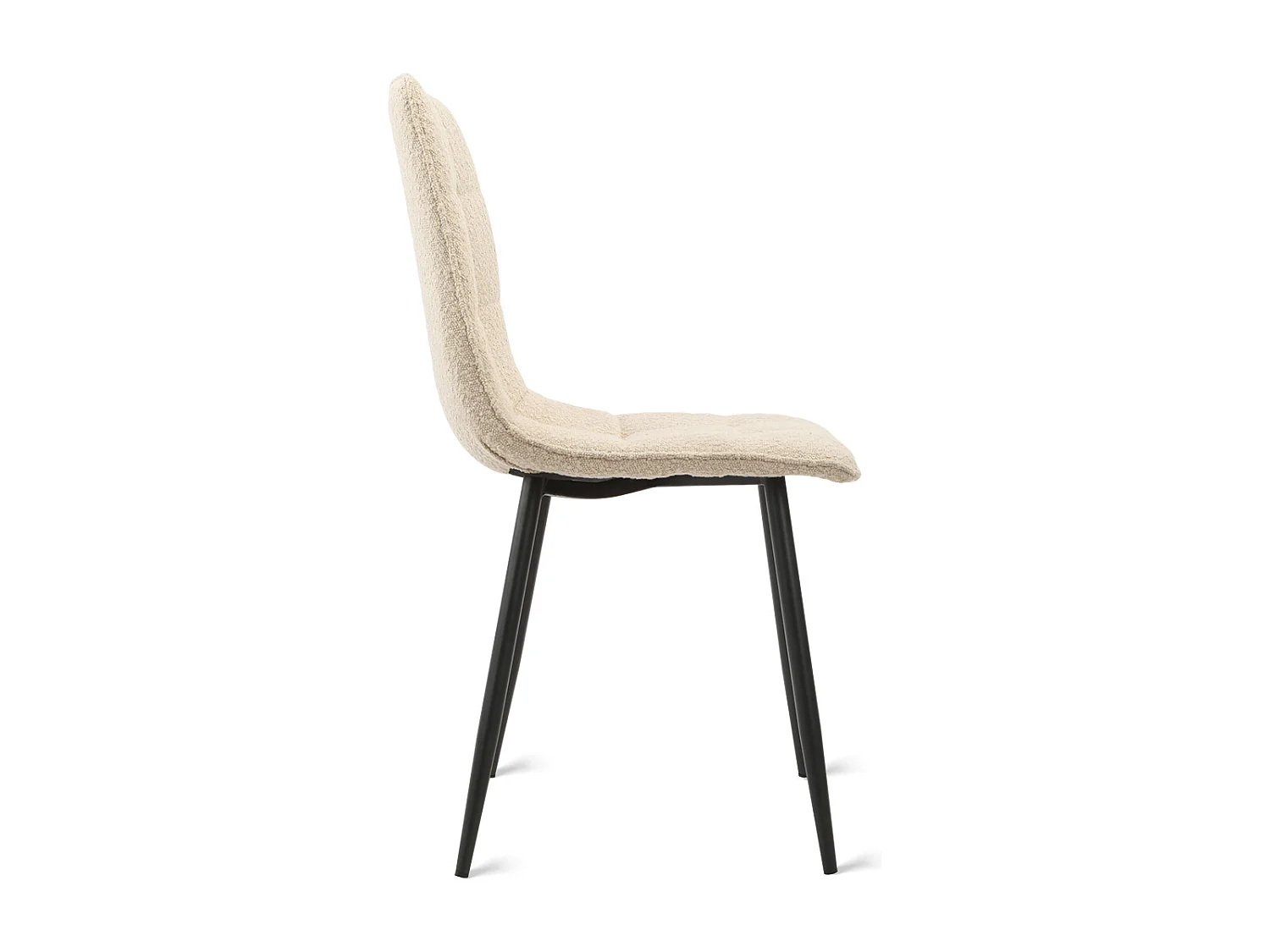 2x Eetkamerstoel Yerevan - Bouclé- Taupe