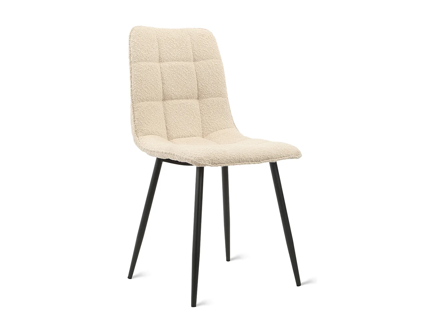 2x Eetkamerstoel Yerevan - Bouclé- Taupe