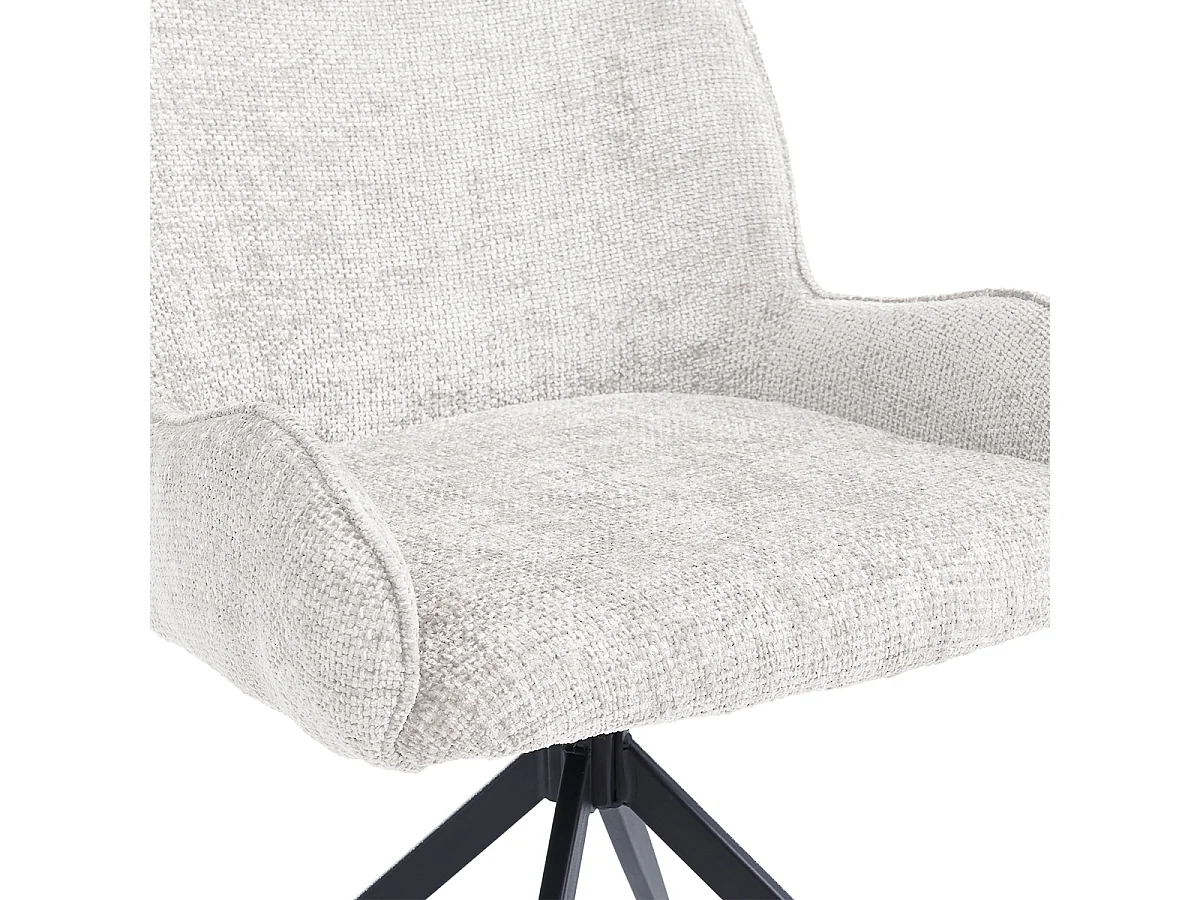 2x Eetkamerstoel Lily - Ivoor (Set van 2)