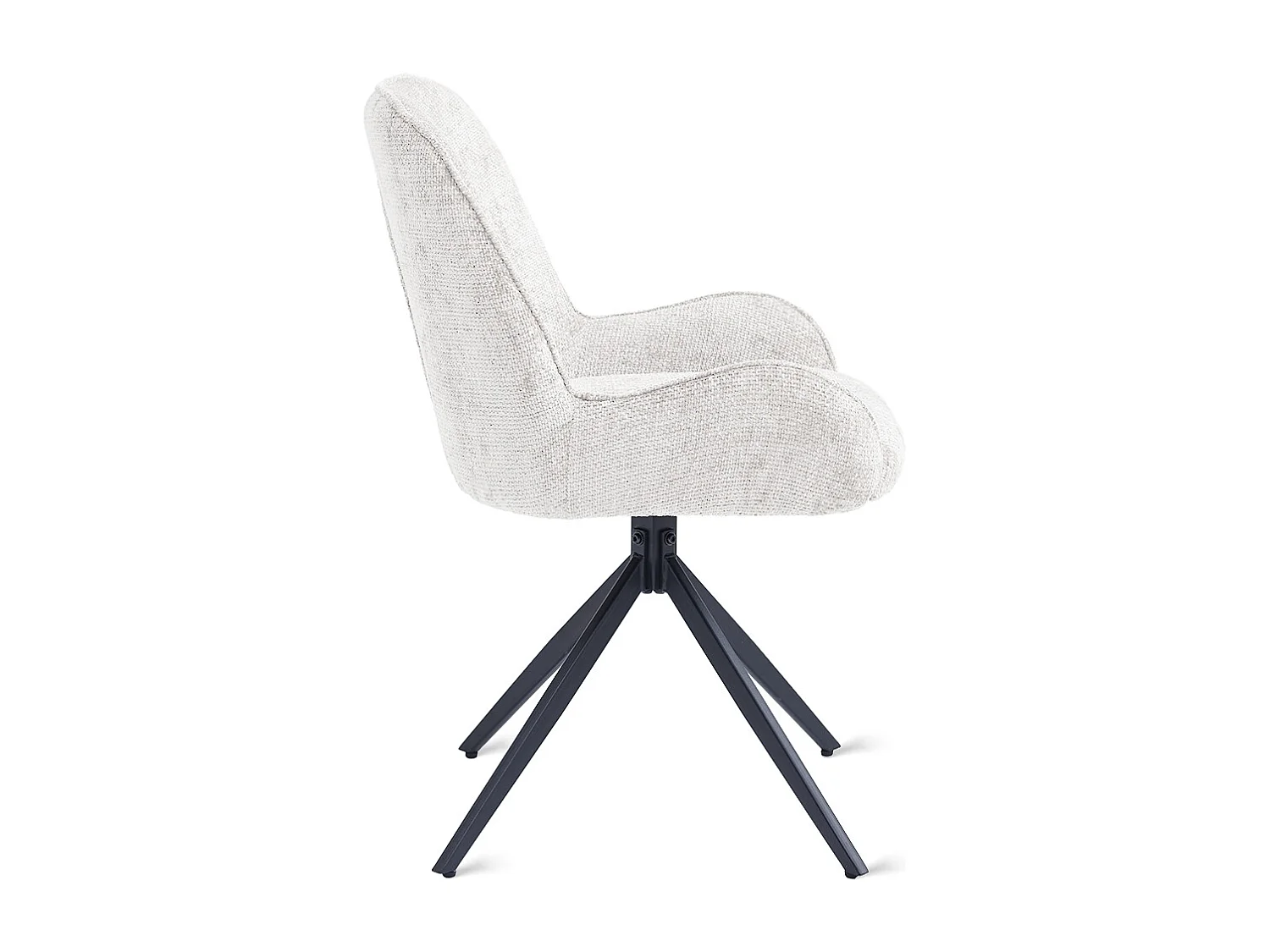 2x Eetkamerstoel Lily - Ivoor (Set van 2)