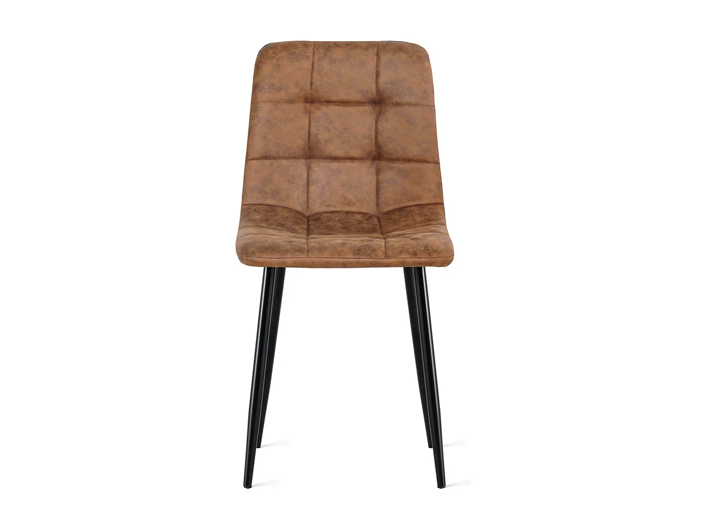 2x Eetkamerstoel Yerevan - Microleder - Cognac