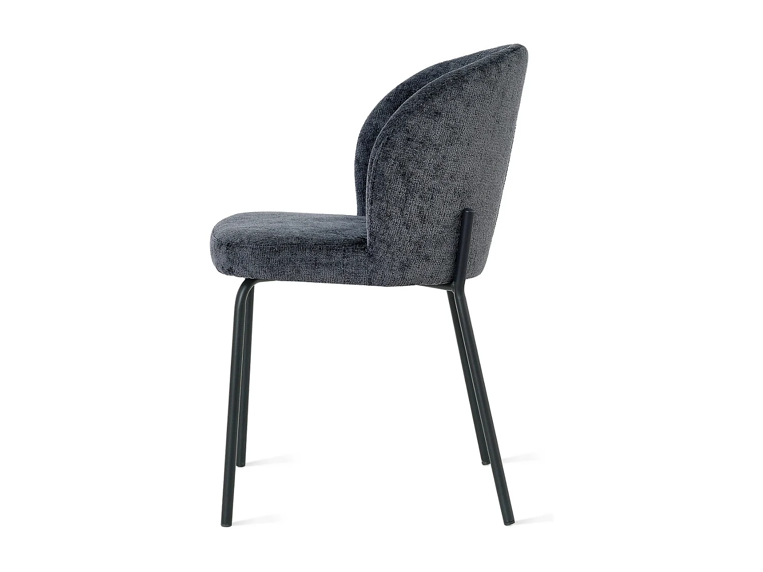 2x Eetkamerstoel Lio - Antraciet