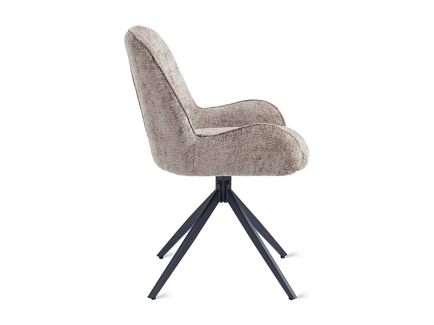 2x Eetkamerstoel Lily - Taupe (Set van 2)