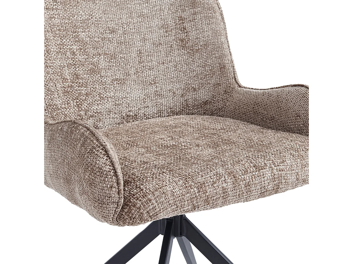 2x Eetkamerstoel Lily - Taupe (Set van 2)