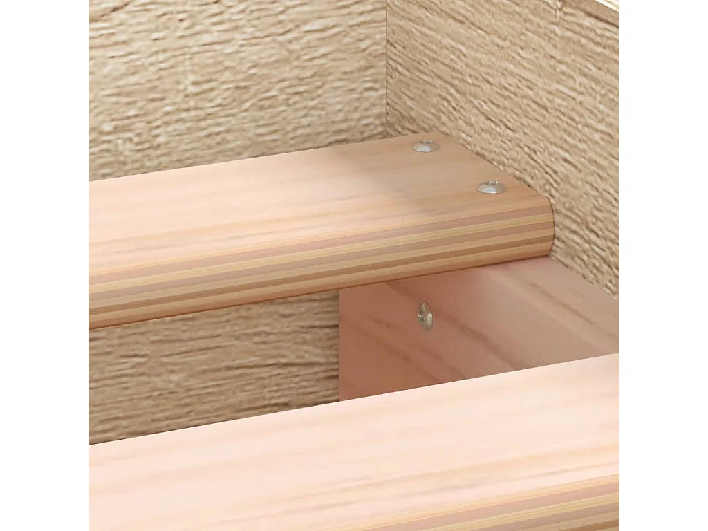 Cadre de lit chêne sonoma 75x190 petit simple bois ingénierie