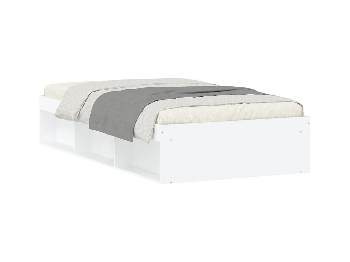 Cadre de lit blanc 90x200