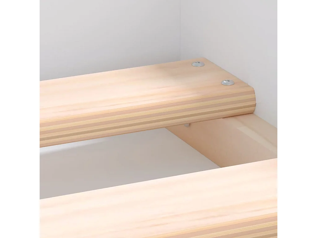 Cadre de lit blanc 135x190 double