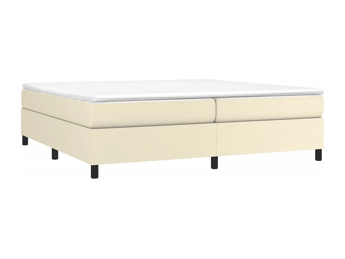 Cadre de lit Crème 200x200 Similicuir