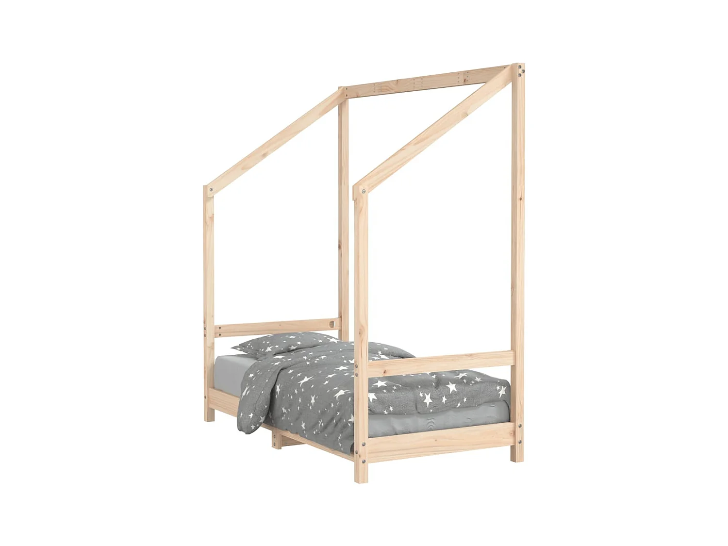 Cadre de lit pour enfant 70x140 bois de pin massif