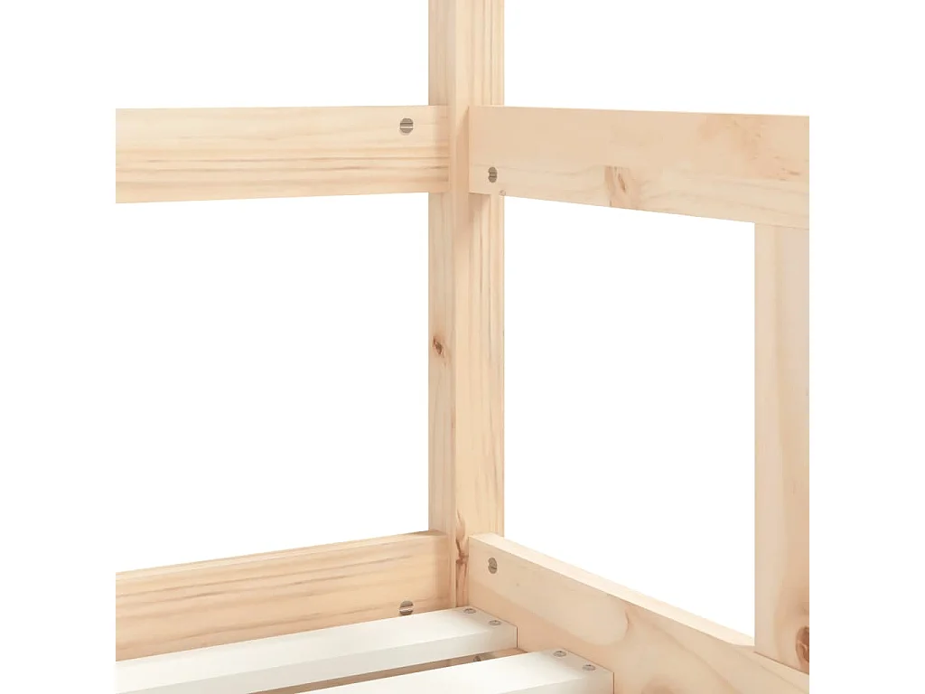 Cadre de lit pour enfant 70x140 bois de pin massif