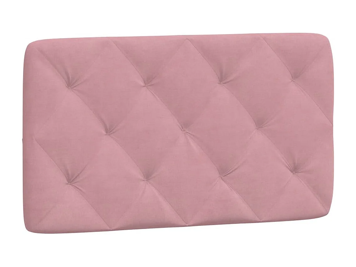 Lit avec matelas rose 80x200 velours