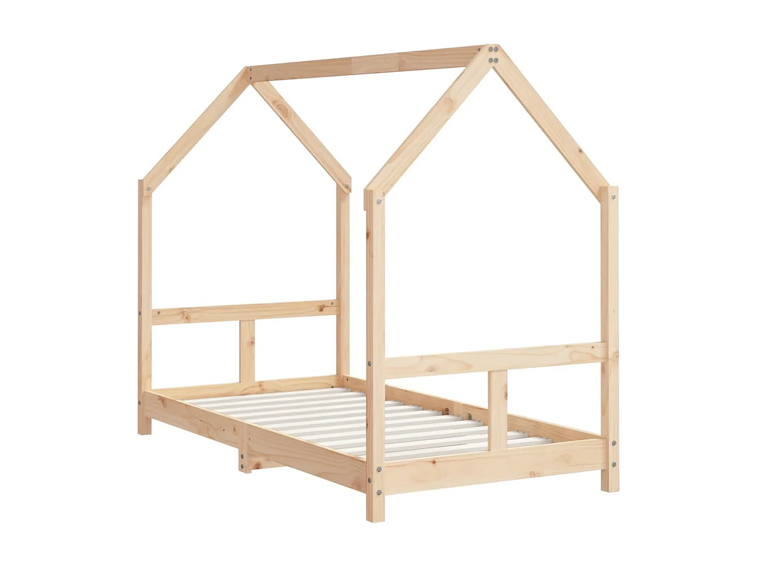 Cadre de lit pour enfant 80x160 bois de pin massif