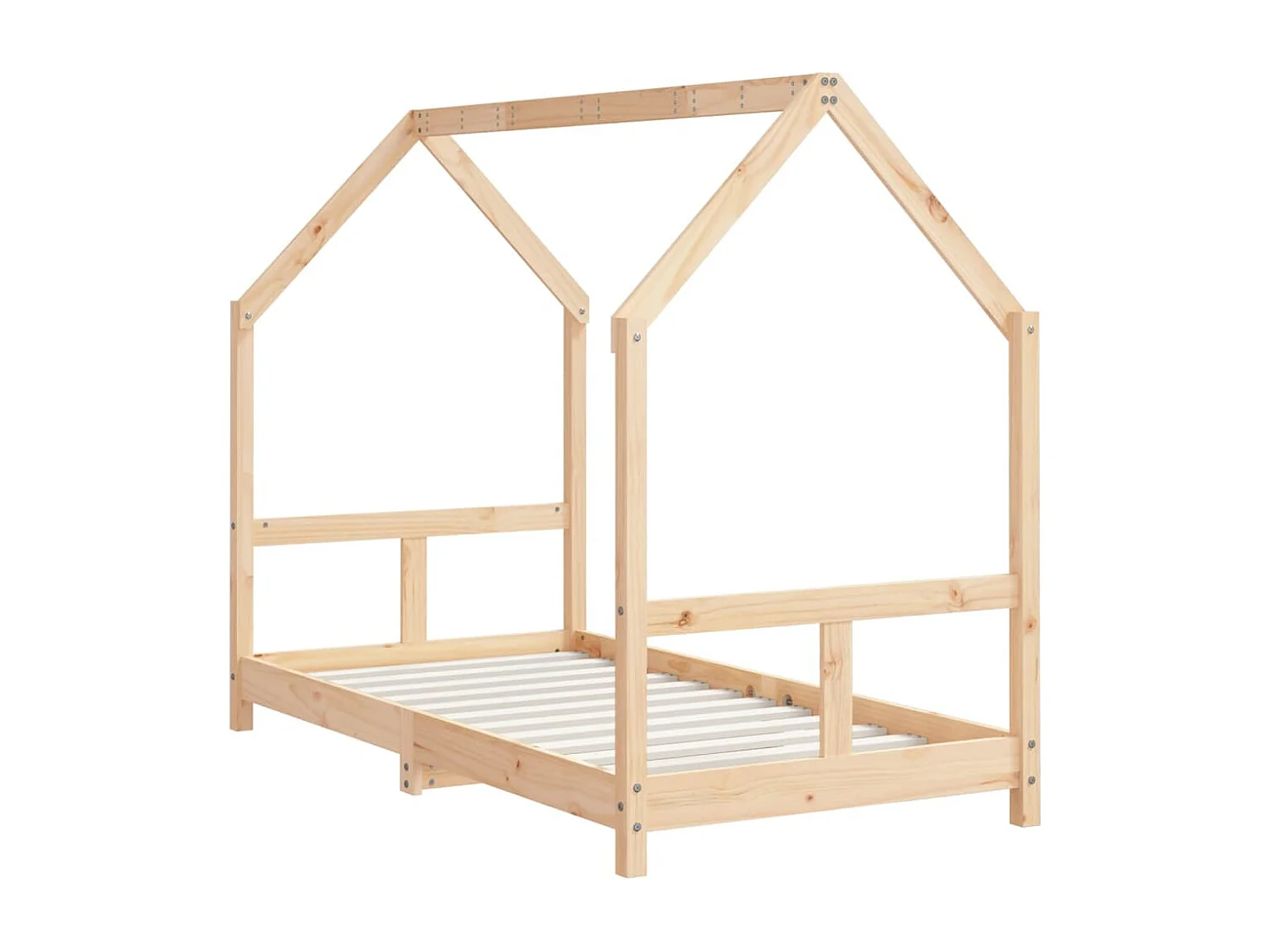 Cadre de lit pour enfant 80x160 bois de pin massif