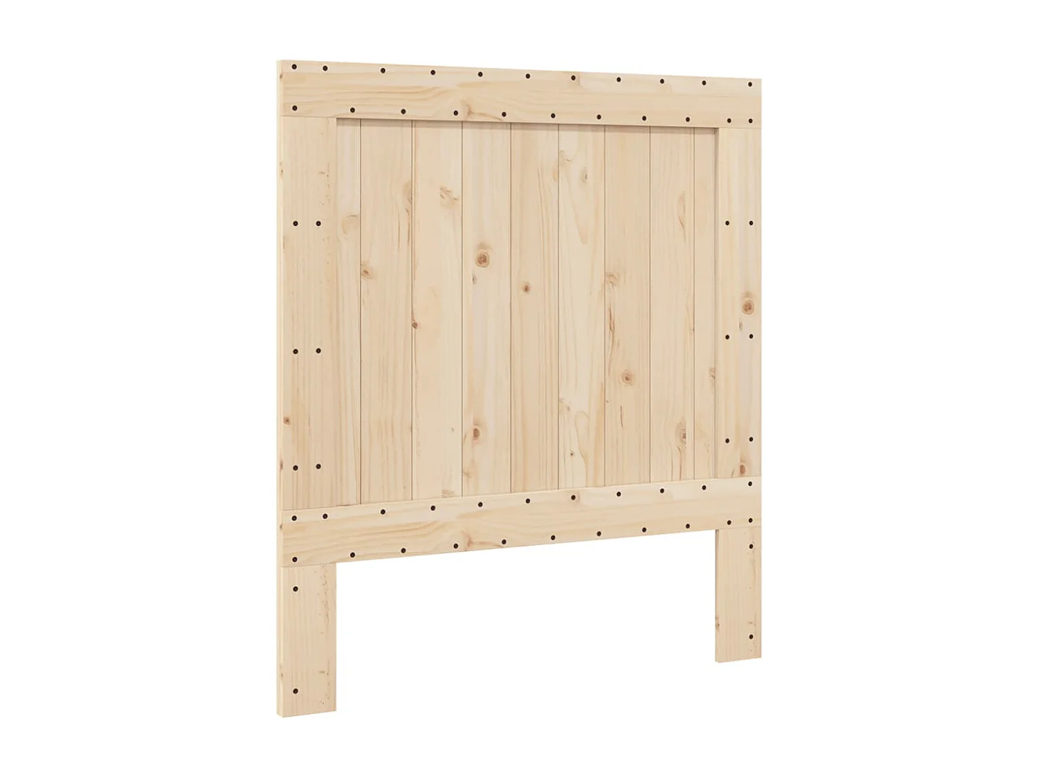 Cadre de lit avec tête de lit gris 90x200 bois de pin massif