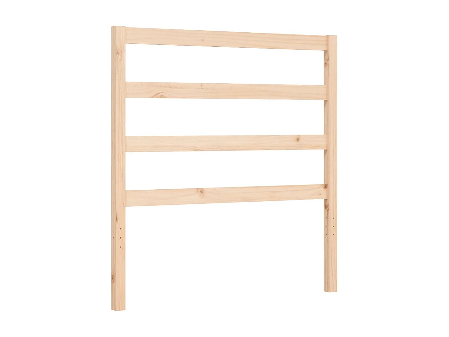 Cadre de lit avec tête de lit 90x200 bois massif