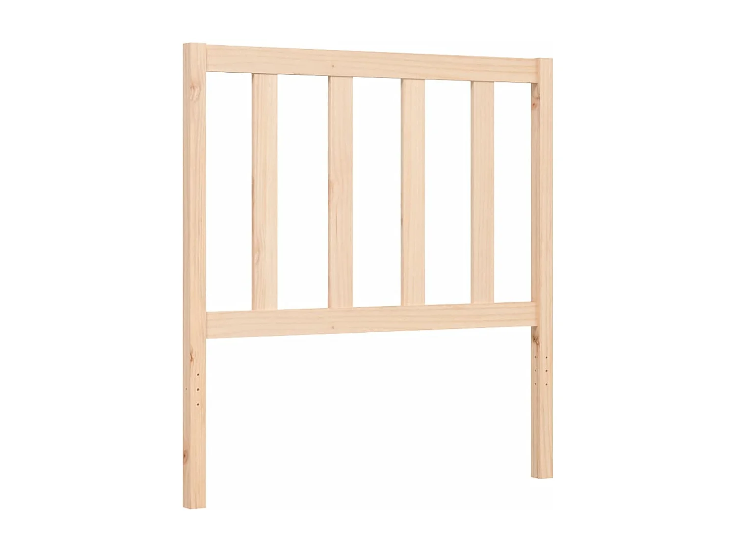 Cadre de lit avec tête de lit 90x200 bois massif