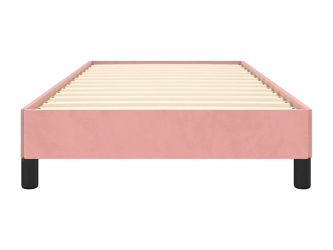 Cadre de lit Rose 80x200 Velours
