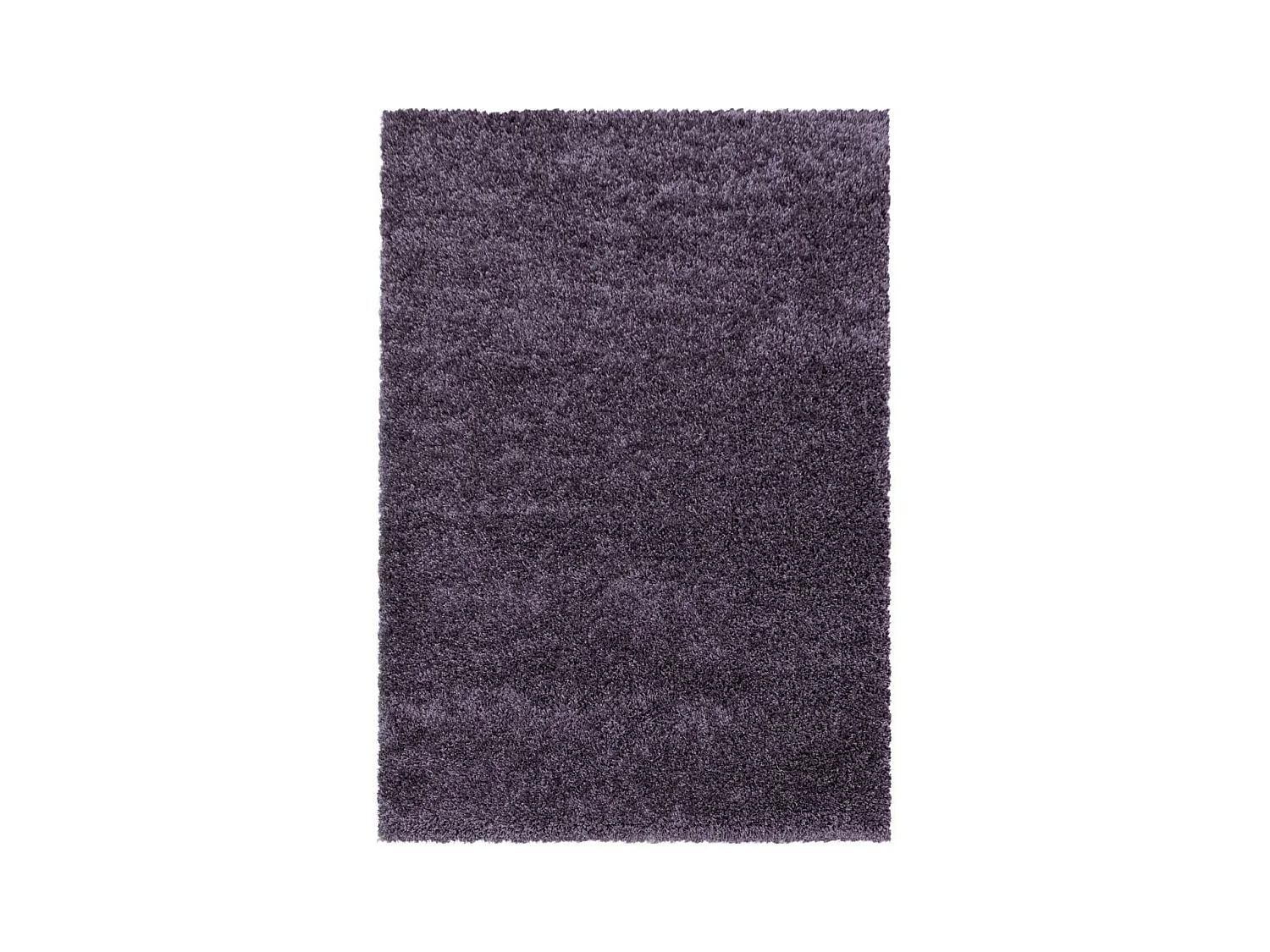 Tapis poils longs shaggy 120x170 rectangle tissé violet motif uni UNI I