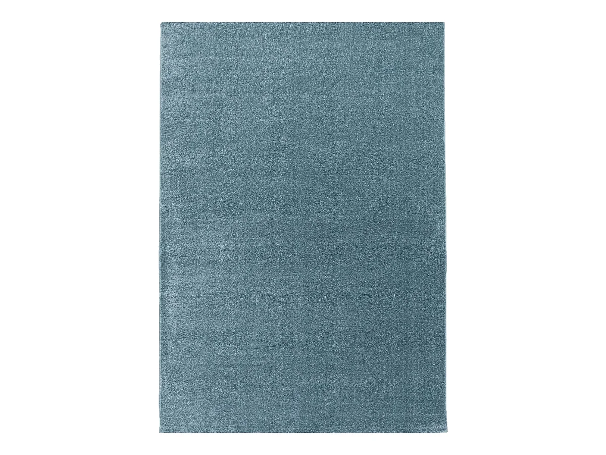 Tapis de couloir 80x250 tissé motif uni BENAPO bleu