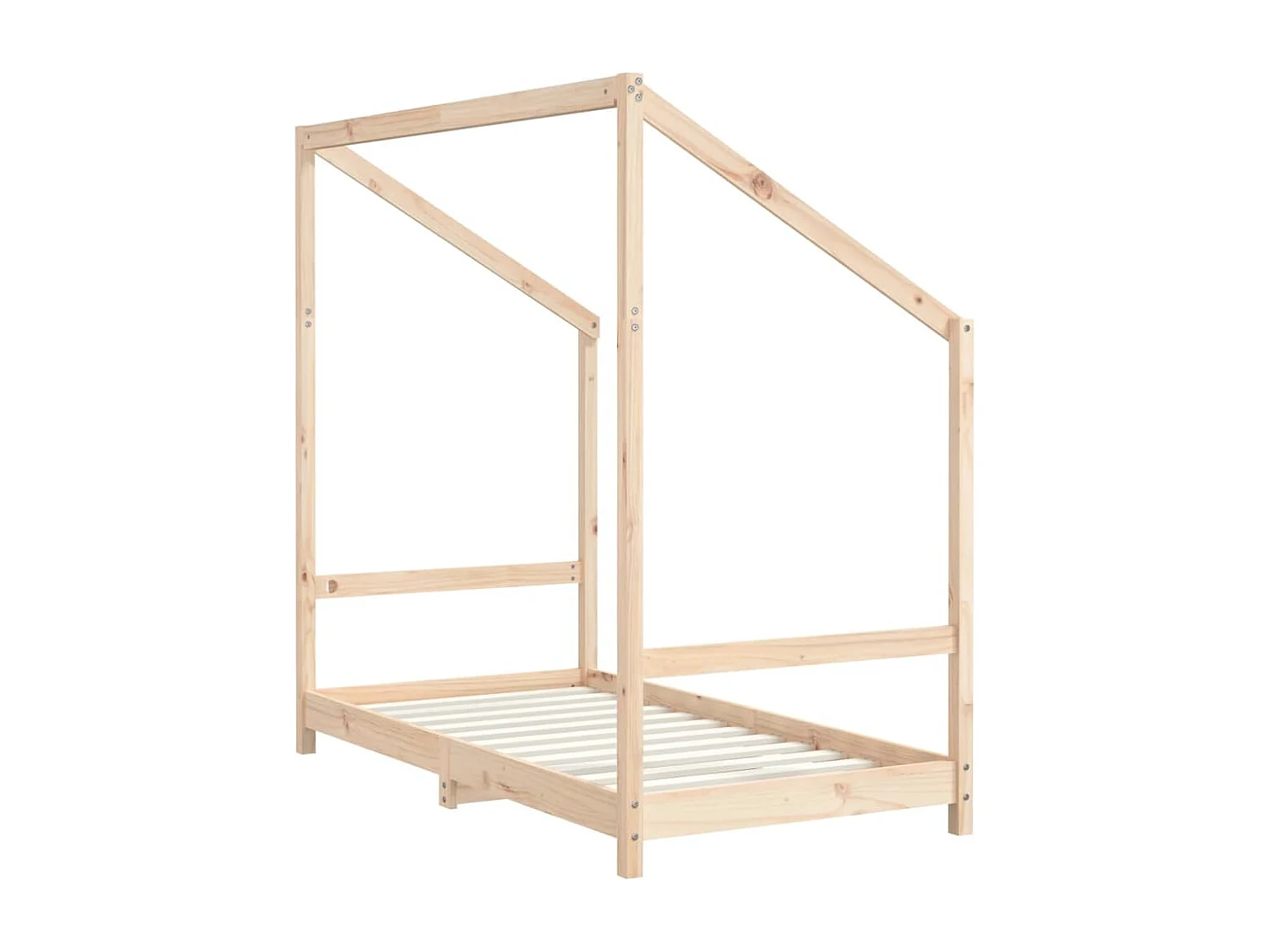 Cadre de lit pour enfant 80x160 bois de pin massif