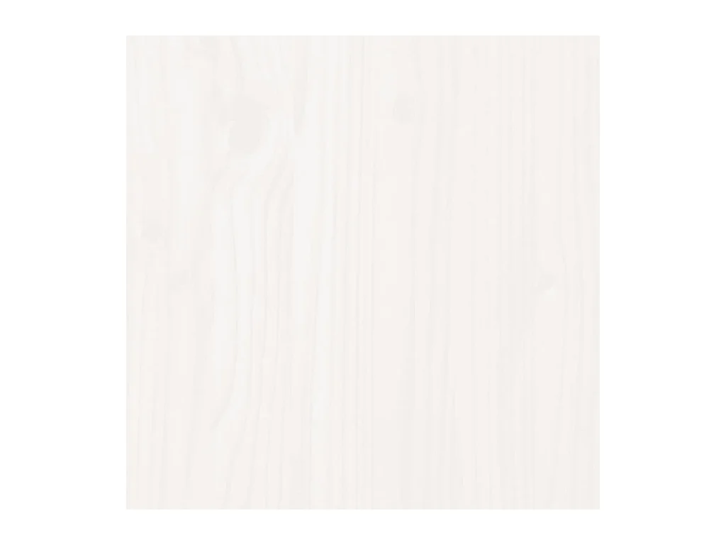 Cadre de lit pour enfants blanc 90x190 bois de pin massif